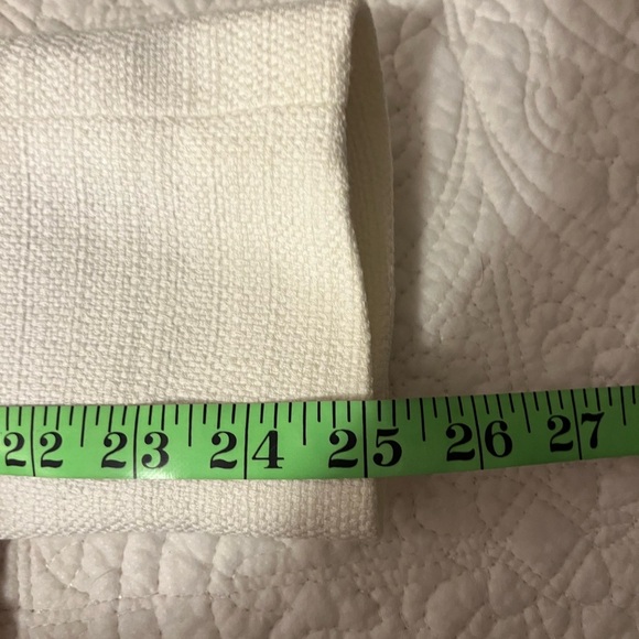 Banana Republic White Military Inspired Round Collar Blazer, size 4 - Picture 12 of 14